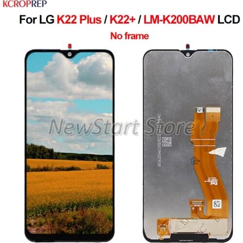 For LG K22 Plus K22+ LCD Display Touch Screen Digitizer Assembly For LG LM-K200BAW lcd Replacement Accessory Parts 100% Tested