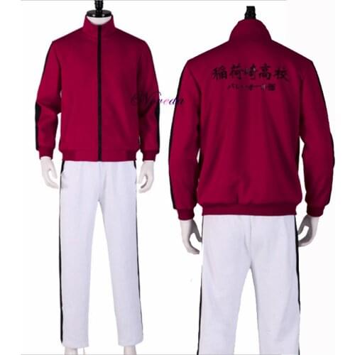 Haikyuu 4 Inarizaki High Koko Uniform No.7 Miya Atsumu No.11 Osamu Miya Volleyball Anime Cosplay Costume Jacket Sportswear