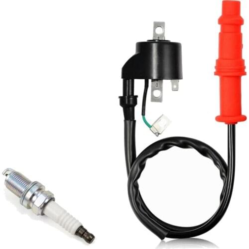 Ignition Coil & Spark Plug for Polaris Scrambler 500 1997-2003 3084690