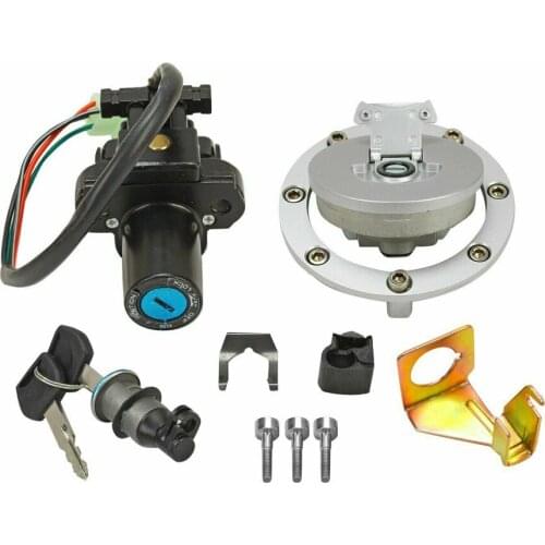 Ignition Switch Fuel Gas Cap Seat Lock Key Kit For Honda CBR600RR CBR1000 VFR800