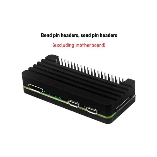 NanoPi M4B/M4V2 Dedicated PCIe to 4-port SATA3.0 Open Source NAS RK3399 Expansion Board Stackable Design 12V Power Supply