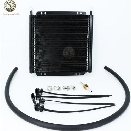 Oil Cooler Aluminum Transmission Oil Cooler 26Row Automatic Stacked Plate Oil Cooler Radiator