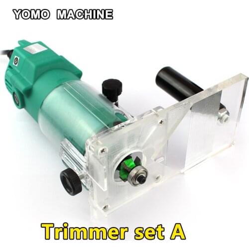 Multifunction electric Trimmer set Router 350w woodworking edge cutter and trimming 1/4