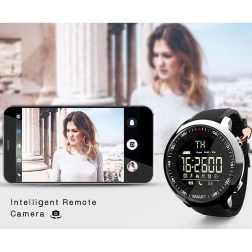 EX18 MenS Smart Sports Watch Waterproof Luminous Pedometer Smart Fitness With Measuring Pressure Pulse Meter Tracker