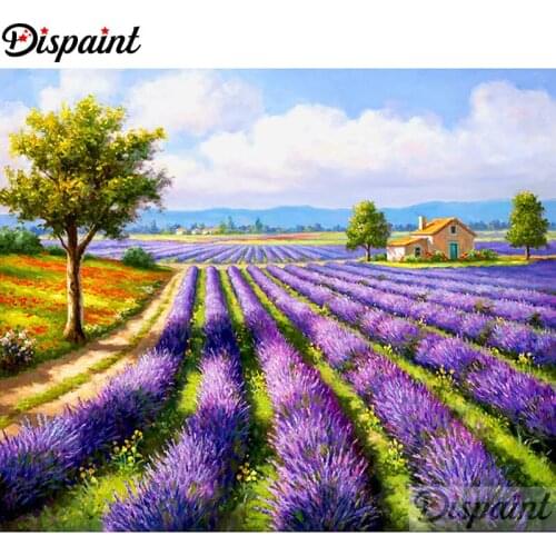 Dispaint Full Square/Round Drill 5D DIY Diamond Painting "Flower hut scenery" 3D Embroidery Cross Stitch Home Decor Gift A18907