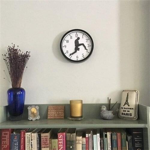 Ministry Of Silly Walk Wall Clock Home Decor Novelty Wall Watch Funny Walking Silent Mute Clock Birthday Christmas Gift Dropship