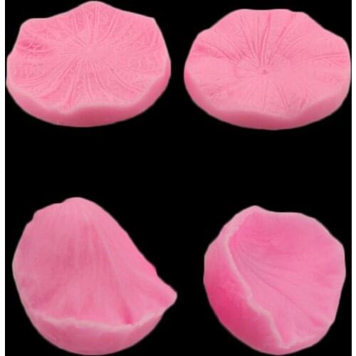 Leaf Folder Silicone Mold Petal Leaves Fondant Chocolate Cake Decorating Tools Soap Molds Diy Kitchen Baking Tools