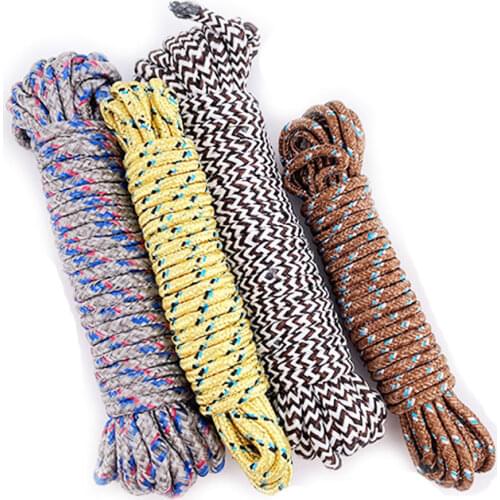 5M 10M 550 Paracord Parachute Cord lanyard rope military specification climbing camping survival umbrella rope clothesline