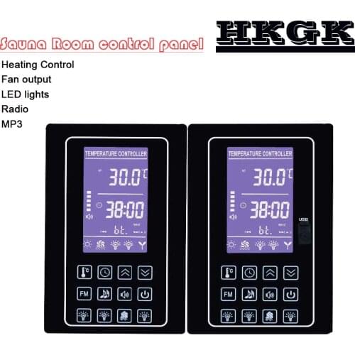 Sauna Steam Room Temperature Controller with Blue LCD display