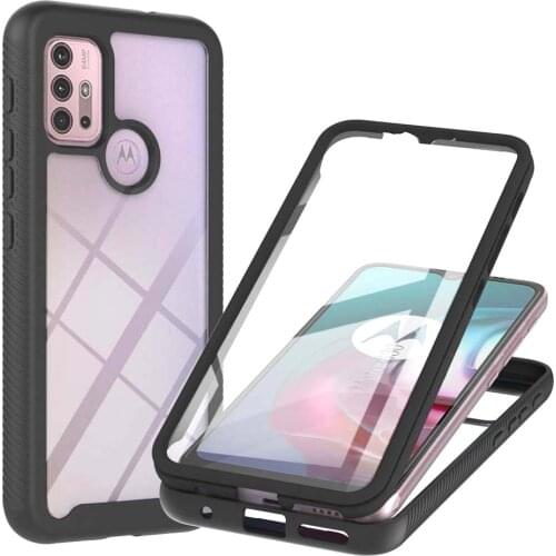 Full Body Rugged Case For Motorola G10 G30 TPU Bumper Protective Cover For Moto G30 MotoG10 MotoG30 Heavy Duty Protector