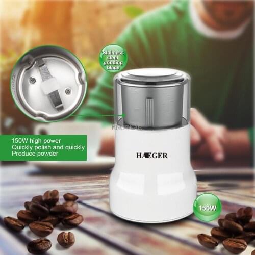 Hot Style Small Bean Grinder Home Automatic Coffee Bean Grinder Bean Grinder Dry Grinder European plug