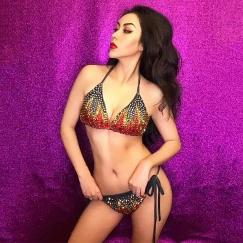 Sexy Jazz Dance Costumes For Lady Pole Dance Clothing Nightclub Party Bar Singer Performance Salsa Gogo Stage Costumes DJ282