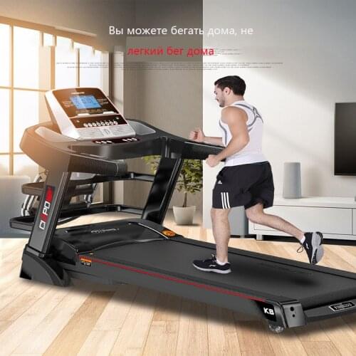 T900 treadmill home silent fitness folding single / multifunctional blue screen free installation electric treadmill massage