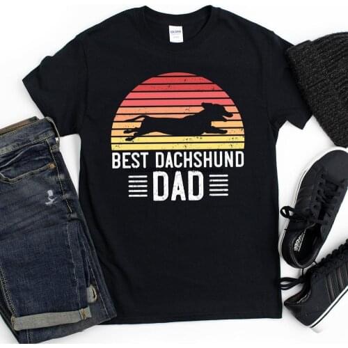 Best Dachshund Dad Shirt Hoodie Dachshund Gift for Men Funny Wiener Dog Doxie Dog Dad Gift