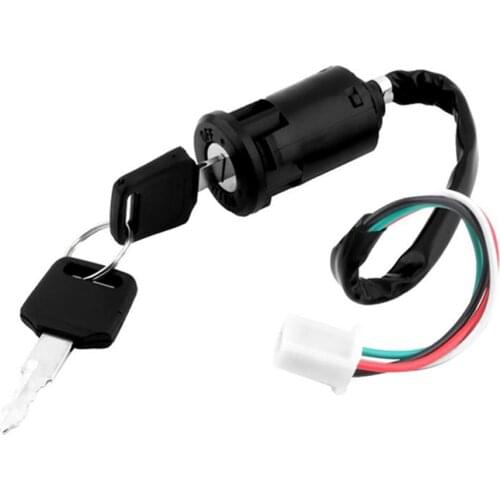 Universal Motorcycle Motorbike Ignition Switch Key with Wire /Quad for Yamaha for Suzuki Scooter ATV Moto Accessories