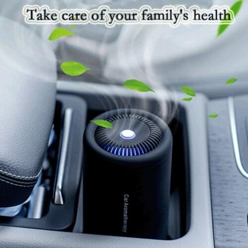 Car Air Humidifier Aluminium Alloy 800mAh With LED Light For Auto Armo Home Office Accessories Car Air Humidifier Car Air Freshe