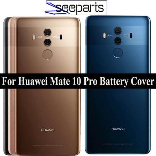 For HUAWEI Mate 10 Pro Back Battery Cover Rear Door Housing Case Glass Panel Replacement For HUAWEI Mate 10 Pro Battery Cover