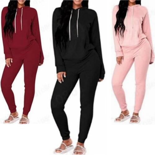 Womens Hoodie Sweatshirt Long Sleeve Pullover Casual Winter Suit Warm Top