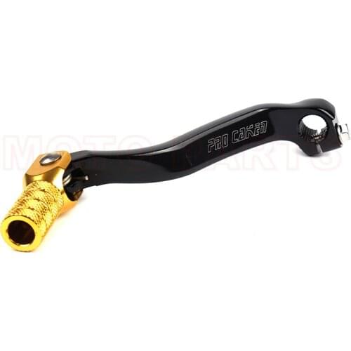 Gold CNC Aluminum Gear Shift Shifter Lever For RMZ450 RMZ 450 08-15 Motocross Motorcycle Supermoto Enduro Dirt Bike