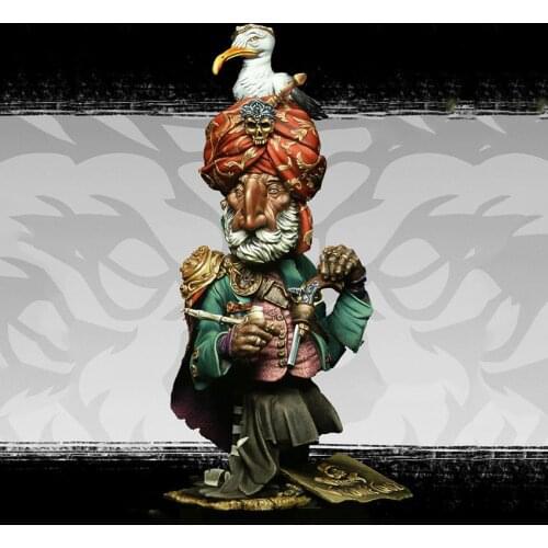 1/9 ancient man warrior stand Resin figure Model kits Miniature gk Unassembly Unpainted