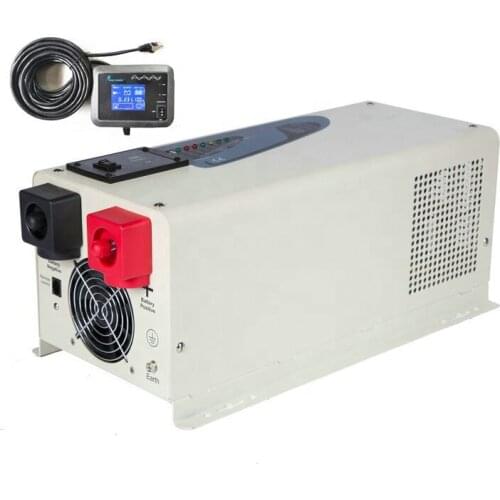 1000va 24v 230v high efficiency inversor 1kva off grid DC to AC pure sine wave inverter charger for solar system with LCD