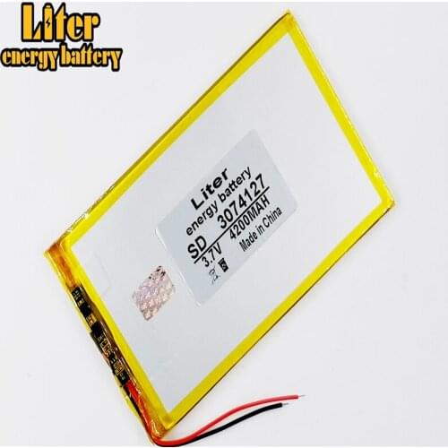 3.7V 4200 mah tablet battery brand tablet general polymer lithium battery 3074127