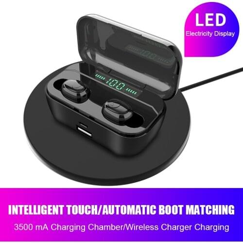 G6s TWS 5.0 Bluetooth Handsfree Earphone 8D Stereo Wireless Headset Waterproof With LED Display 3500 mAh Power Bank Earbuds