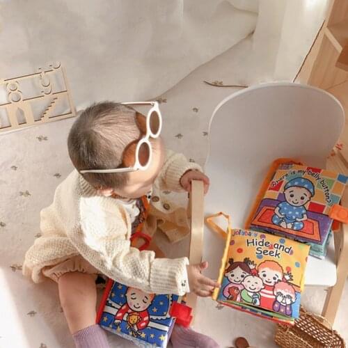 Baby Book for Newborns 0-12 Months Baby Toys Books Learning Education 3D Quiet Fabric Activity Story Book for Toddlers 2 Years