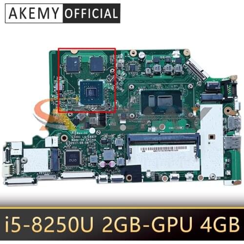 For Acer A515-51G N17C4 A615-51G A315-53G Laptop motherboard C5V01 LA-E892P With i5-8250U CPU 2GB-GPU 4GB-RAM 100% Fully Tested