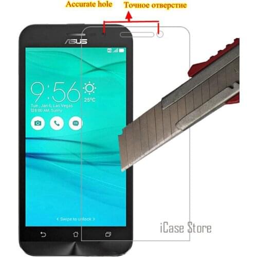For ASUS ZB500KL 9H Tempered Glass glas sklo For ASUS ZenFone GO ZB500KL Screen Protector Protective Film an on zb 500 kl 500kl