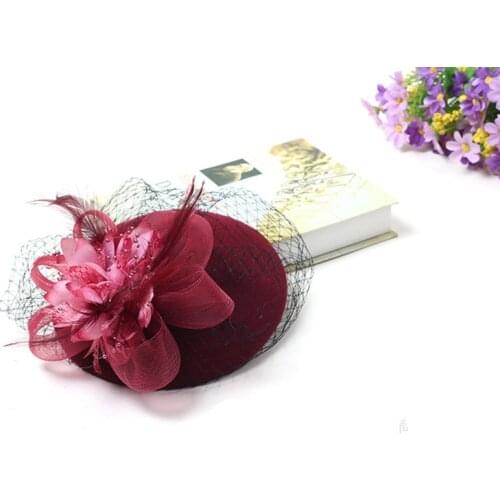Elegant Wedding Hats and Fascinators Woman Wedding Hats for Brides Flowers Ladies Hats headdress