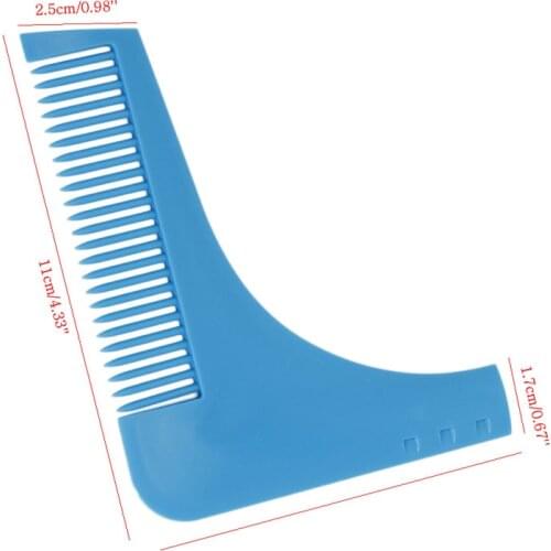 Perfect Lines Symmetry Beard Shaping Shaving Tool Comb R3MF