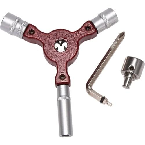 Skateboard Tool Y Type Skateboard Wrench Skate Tool Screwdriver Socket Multi-Functional Skateboard Tools Upgraded