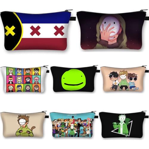 Cartoon Dream Smp Makeup Bag Women L'manberg L Manberg Lmanberg Flag Lipstick Bags Multi-function travel Bag Gift