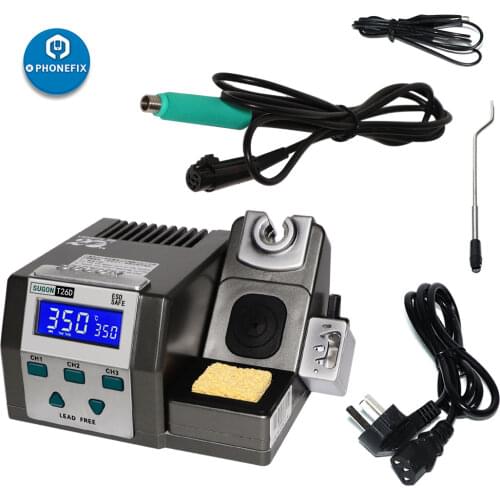 SUGON T26 Soldering Station Electric Soldering Iron 2S Rapid Heating Up 80W Power Heating System Support JBC Soldering Iron Tips