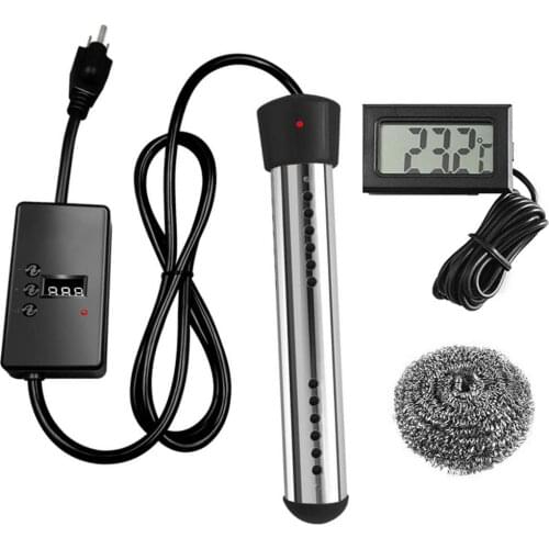 1500W Immersion Heater Portable Electric Submersible Instant Water Heater Used in Swimming Pool Tub Bathtub US Plug