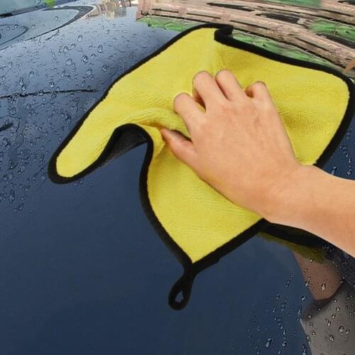 30x30 Car Wash Microfiber Towel Car Cleaning Drying Cloth Hemming Car Care Cloth Detailing Car Wash Towel Window