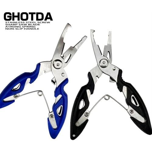 Fishing Plier Braid Line Hook Remover etc. Tool Cutting Fish Use Tongs Multifunction Scissors