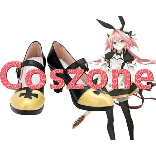 Fate Grand Order Astolfo High Heel Cosplay Shoes Boots Halloween Carnival Party Cosplay Costume Accessories