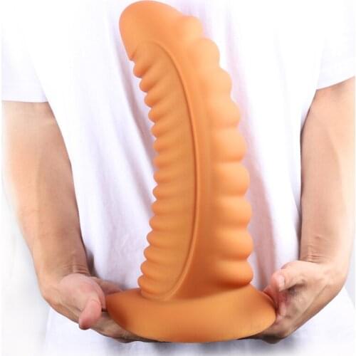 Silicone Huge Anal Plug With Suction Cup Vgaina G-spot Stimulate Sex Toys For Women Men Prostate Massage Buttplug Anus Expander