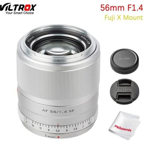VILTROX 56mm F1.4 Auto Focus Large Aperture Lens APS-C Compact lens for Fujifilm X-mount Mirrorless Cameras X-T10 X-T2 XT-3