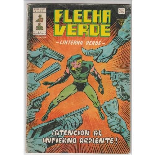 Green Arrow-Green Lantern VOL 1 No. 7, DC COMICS, VERTICE EDITORIAL - 1979, author MIKE GRELL, 1ª ED. Spanish COMIC BOOK