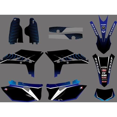 0507 NEW STYLE TEAM GRAPHICS BACKGROUNDS DECALS FOR Yamaha WR450F WRF450 2012 2013 2014 WR 450F WRF 450