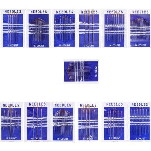 1Set Sewing Needles DIY Crafts Stainless Steel Sewing Pins Set for Home Household Different Sizes Suitable for Handmade