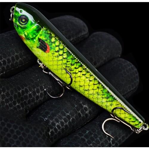 8.5g/9cm Artificial Sinking Pencil ABS Plastic Hard Bait Wobbler Bionic Bait 6# With Treble Black Nickel Hook Swimbait Fishing