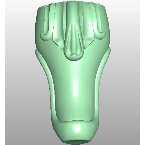 3D model STL format file for cnc router engraving furniture sofa cabinet chair leg pattern Artcam 837