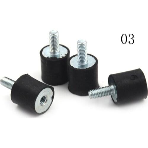 4pcs Rubber Mounts Isolator Bobbin Car Shock Damper M5 M6 VD15 VD20 Rubber MountsAnti Vibration