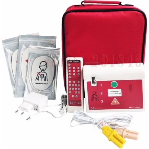 CE Approved Hospital Automatic External AED Training Machine For School First Aid Teaching Emergency Use In English/ Italian
