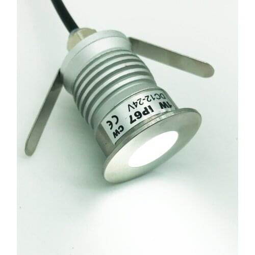 CREE 12V 24V 1W 3W 1Watt 3Wats IP67 IP68 Mini Led Ceiling Spot Light Waterproof Sauna SPA Lighting Lamp CE RoHS