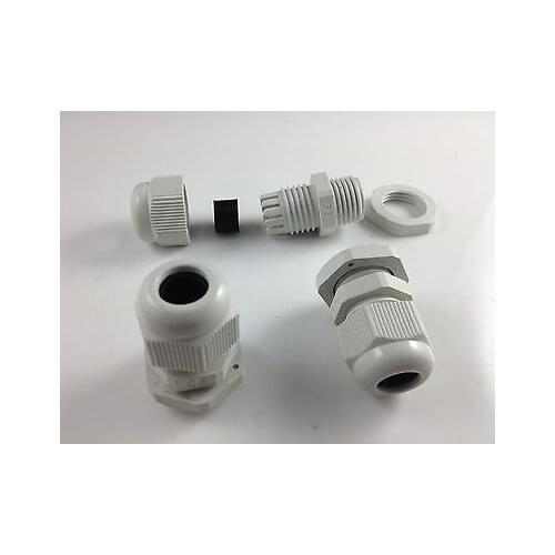 10pcs PG19 Waterproof Connector Gland Dia. 12-15mm Cable